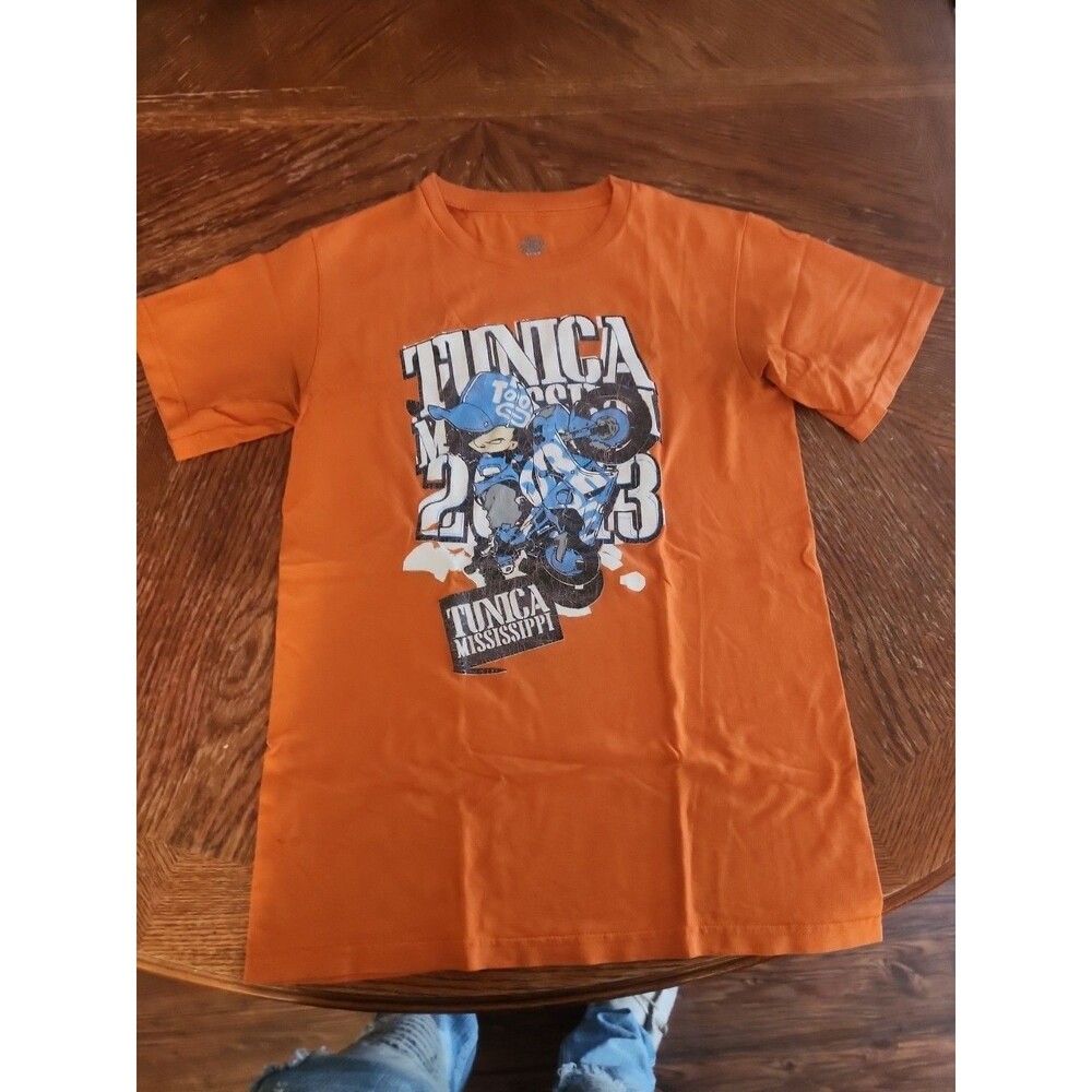 Tu Ica Mississippi Orange Shirt Size Small